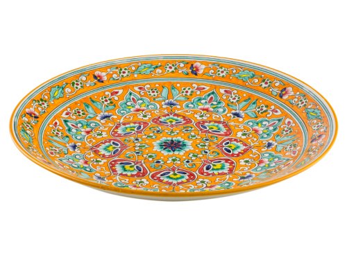 Блюдо Ляган "Риштанская керамика", Узбекистан, Ø 41
