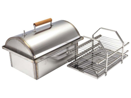 Коптильня двухъярусная Grillux Smoky Lux 55 (Stainless)