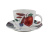 Чайная пара Fruits Line: чашка, блюдце, PLOVER, 250 мл Чайная пара Fruits Line: чашка, блюдце, PLOVER, 250 мл