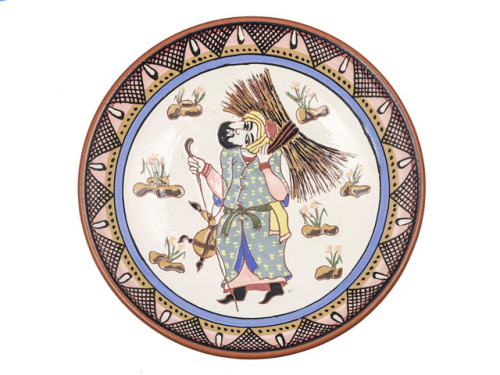 Ляган "Мужчина с вязанкой дров"