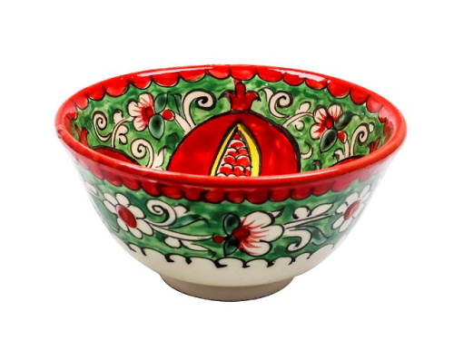 Набор чайный "Риштанская керамика", Гранат, 10 предметов