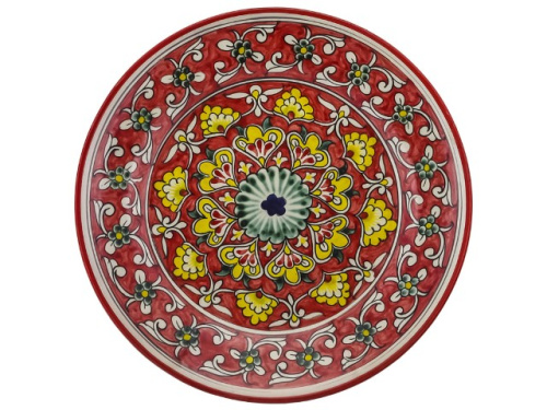 Блюдо Ляган "Риштанская керамика", Коракалам, Ø 26 см