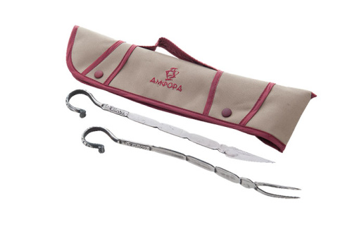 Набор для пикника кованый (нож, вилка)