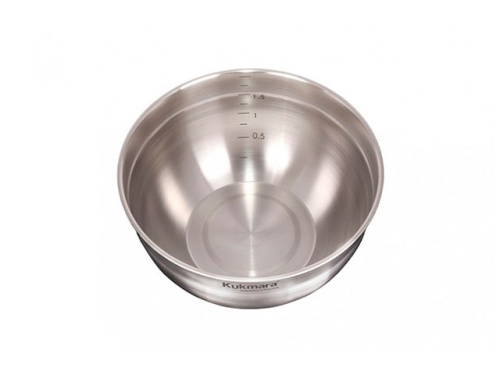 Миска из нержавеющей стали 2.1 л, Kukmara, BL2118