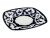 Тарелка квадратная Пахта, Turon Porcelain, Ø 21.5 см Тарелка квадратная Пахта, Turon Porcelain, Ø 21.5 см