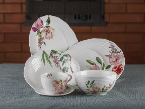Тарелка керамическая Flowers Line, PLOVER, 25 см