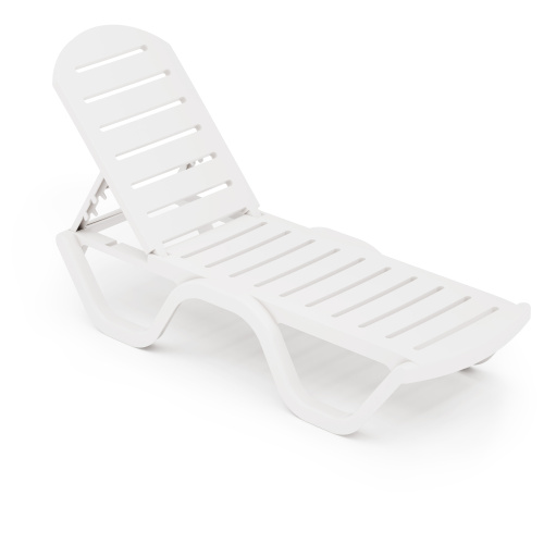 Шезлонг "Солярис" (белый), М8861 Альтернатива