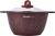 Кастрюля 4 л с антипригарным покрытием со стеклянной крышкой Kukmara (Granit Ultra Red), кга42а