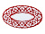 Тарелка овальная Красная Пахта, Turon Porcelain, Ø 29 см