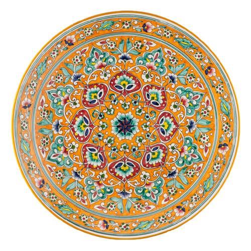 Блюдо Ляган "Риштанская керамика", Узбекистан, Ø 41