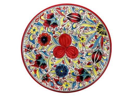 Набор чайный "Риштанская керамика", Турецкий стиль, белый, 10 предметов