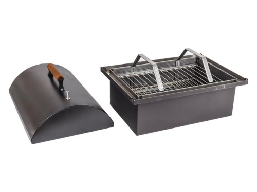 Коптильня двухъярусная Grillux Smoky Lux 55 Black