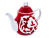Чайник фигурный Красная Пахта, Turon Porcelain, 0.9 л Чайник фигурный Красная Пахта, Turon Porcelain, 0.9 л