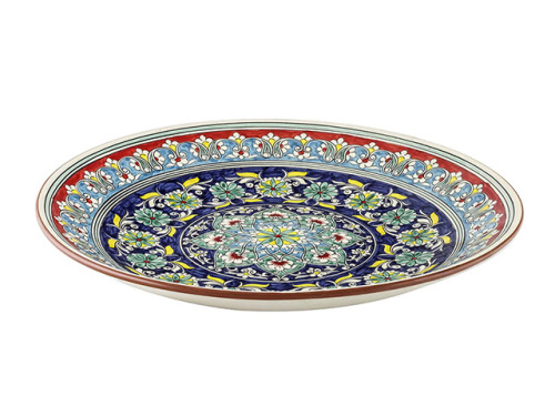 Блюдо Ляган "Риштанская керамика", Коракалам, Ø 42 см