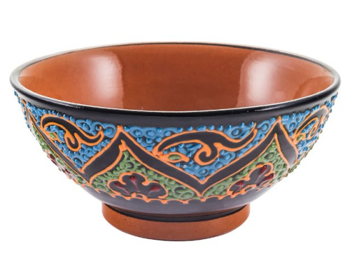 Набор чайный "Риштанская керамика", Точечная роспись, 10 предметов