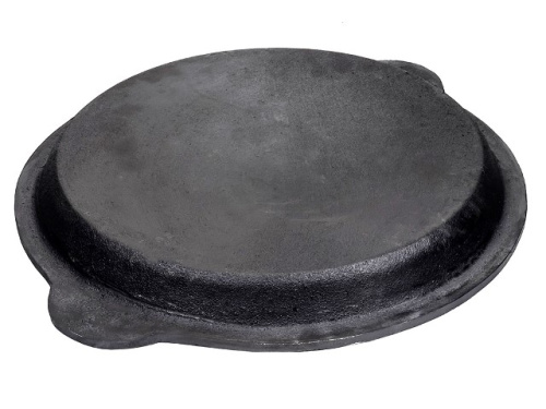 Крышка-сковорода чугунная DAVR METALL, 12 л