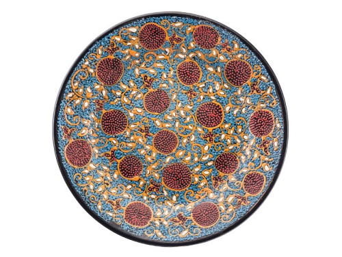 Блюдо "Риштанская керамика", Точечная роспись, Ø 26 см