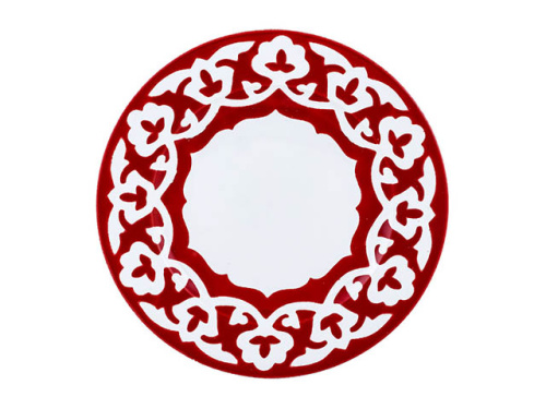 Тарелка Красная Пахта, Turon Porcelain, Ø 21.5 см