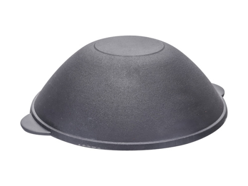 Казан-вок чугунный 2.7 л с алюминиевой крышкой, Kukmara, вч27