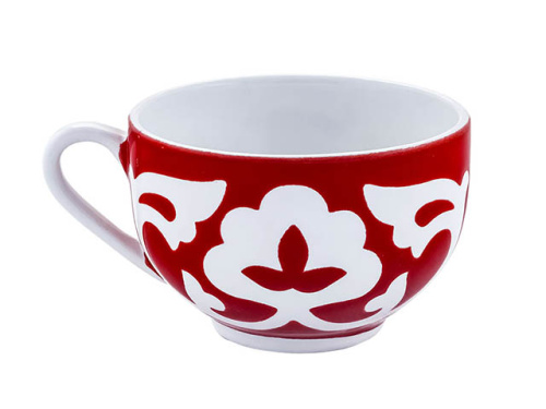 Чашка Красная Пахта, Turon Porcelain