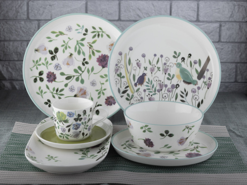 Тарелка керамическая Spring Line, PLOVER, 25 см