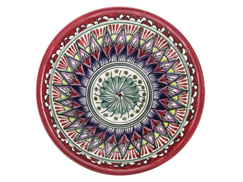 Коса "Риштанская керамика", Красная №2, Ø 18 см