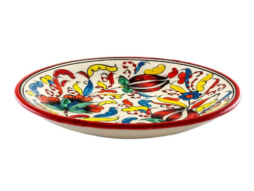 Набор чайный "Риштанская керамика", Турецкий стиль, белый, 10 предметов