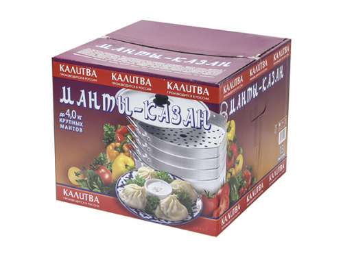 Мантоварка Калитва с 3 сетками 18133, 13 л