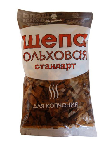 Щепа древесная ольховая Стандарт Grillkoff, 250гр