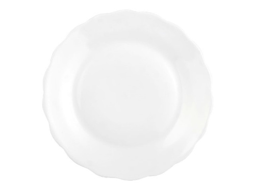 Набор тарелок 6 штук "Turon porcelain", рифленый край, Ø 25 см