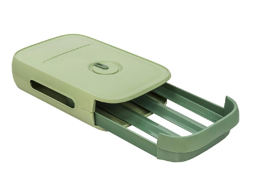 Контейнер для хранения яиц (на 24 штуки), 34х24х8 см, зеленый