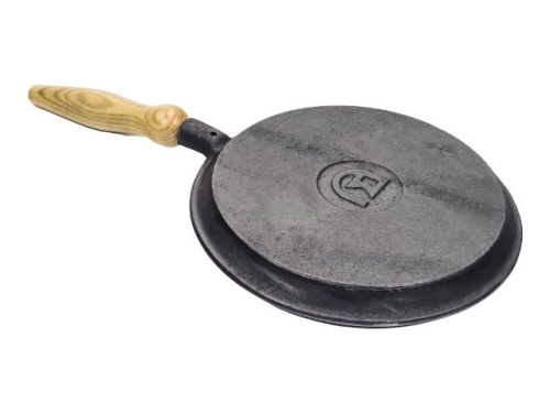 Сковорода чугунная блинная DAVR METALL, 22 см