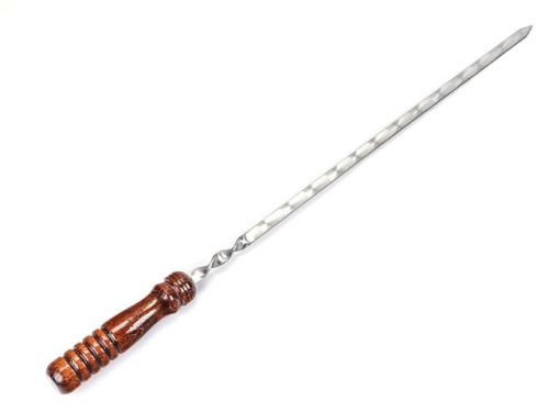 Шампур с деревянной ручкой