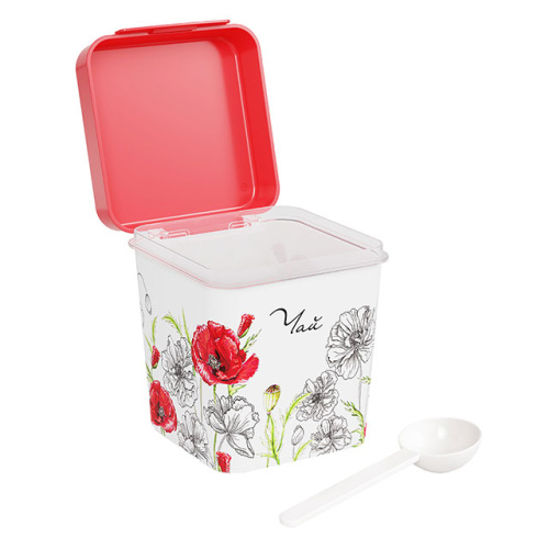 Емкость для хранения чая "Маки" Альтернатива М4827, 1,2 л