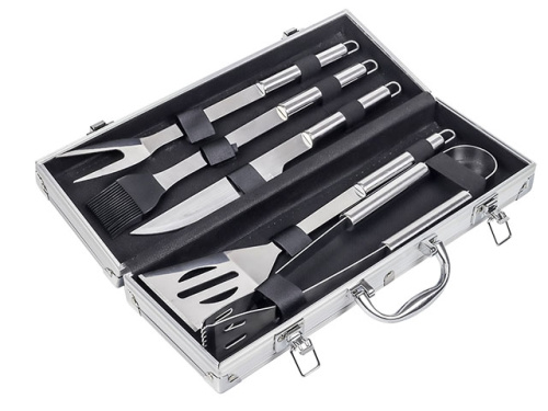 Набор для барбекю в алюминиевом кейсе, 5 предметов
