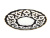 Тарелка рифленая Пахта, Turon Porcelain, с золотом, Ø 16 см Тарелка рифленая Пахта, Turon Porcelain, с золотом, Ø 16 см