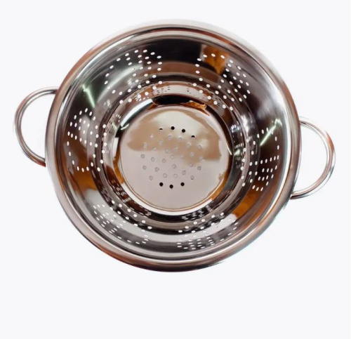 Дуршлаг с ручкой, 24 см, нержавеющая сталь 