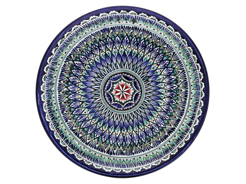 Блюдо Ляган "Риштанская керамика", диаметр 38 см RSN173