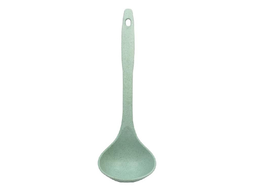 Половник на 100 мл из пищевого пластика, 27х9 см, бирюзовый