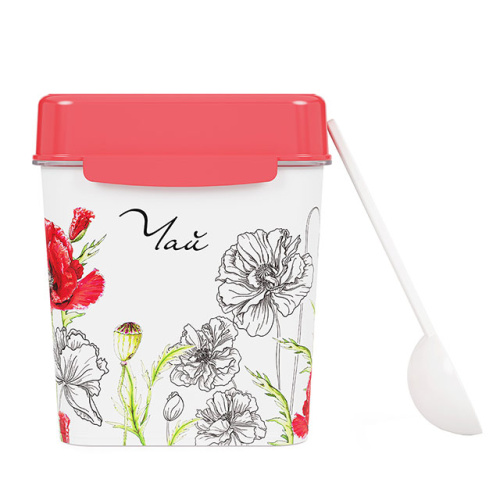 Емкость для хранения чая "Маки" Альтернатива М4827, 1,2 л