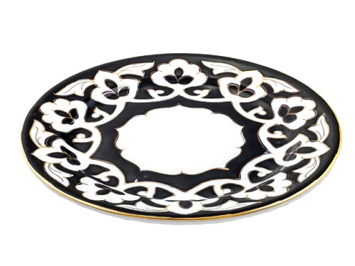 Тарелка Пахта, Turon Porcelain, с золотом, Ø 24 см