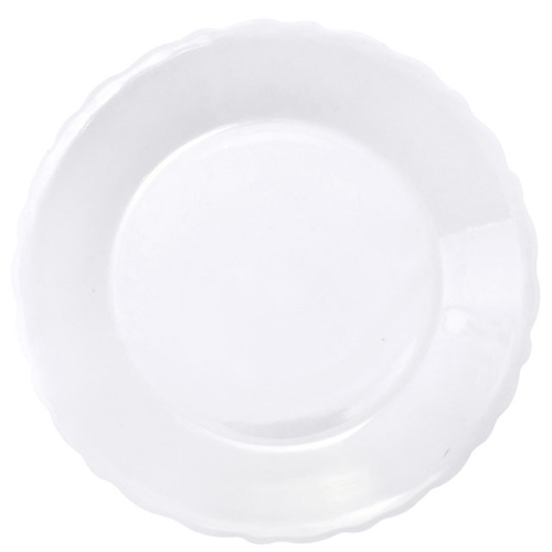 Тарелка "Turon porcelain", рифленый край, Ø 17,5 см