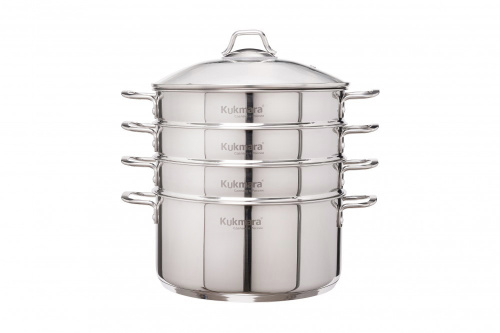 Мантоварка 6 л из нержавеющей стали, 3 секции, ТМ KUKMARA