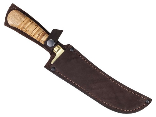 Нож Джинн "Ножеяр" х12мф, (ручка - береста, орех)
