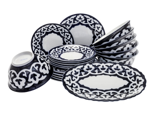 !Столовый сервиз Пахта, Turon porcelain, 19 предметов
