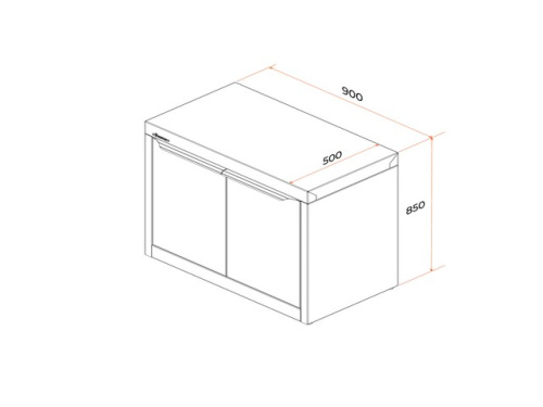 Шкаф Gratar EXPERT ETU 900