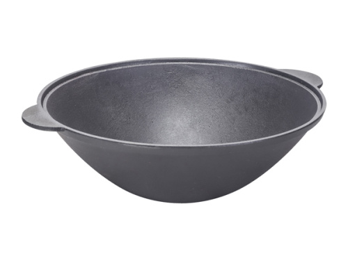 Казан-вок чугунный 3.5 л с алюминиевой крышкой Kukmara, вч35