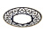 Тарелка Пахта, Turon Porcelain, с золотом, Ø 17,5 см Тарелка Пахта, Turon Porcelain, с золотом, Ø 17,5 см
