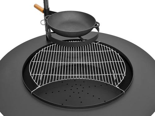 Очаг для костра с подставкой для ног, Russia Grill, модель Очаг - 2, сталь 3 мм Очаг для костра с подставкой для ног, Russia Grill, модель Очаг - 2, сталь 3 мм