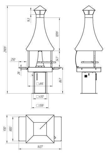 гриль барбекю